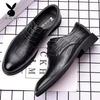 Novos sapatos de couro de verão homens negócios de couro formal casual oco sandálias de couro high-grade britânico noivo sapatos de casamento