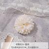Cabeza de Crisantemo Bola Flor Artificial Falsa Hecha a Mano Horquilla DIY Guirnalda Accesorios para el Cabello Boda Retro Ramillete Accesorios de Fotografía Venta al por Mayor