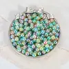 Perlas de Imitación ABS Gradiente Multicolor Cuentas Redondas de Plástico Cuentas Sueltas Accesorios para Joyería DIY Pulsera Collar Accesorios con Cuentas