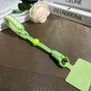 Novo cordão de mão feito à mão com clipe anti-queda anti-queda adequado para todos os tipos de telefone celular cordão curto para chaves cordão de pulso