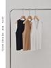 Chal de punto sin mangas de lana 100% con cuello en V, nuevo para Primavera/Verano 2026, versátil, holgado, para mujer, elegante para usar en capas