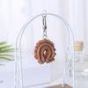 Nueva simulación 1:1 llavero de galleta, colgante de billetera, decoración, corazón de niña, divertido, colgante para teléfono móvil al por mayor