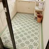 Tapete de Piso para Cocina Estilo Retro Americano, Completamente Absorbente, Absorbe Aceite, Tapete Antideslizante para Uso en el Hogar, Tapete de Piso de Tierra de Diatomeas Antideslizante y Resistente a la Suciedad para Entrada
