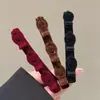 Grampo de Franja Veludo Sem Costura, Presilha de Cabelo Luxuosa de Alta Qualidade, Grampo para Trança na Testa, Grampo Lateral para Mulheres