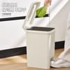 Sala de Estar de Lujo Ligero y Atractiva con Cubierta Pedal Doble Cubo Basurero para Hogar Dormitorio Baño Inodoro Cocina Gran Capacidad