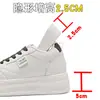 Nuevas zapatillas casuales de estilo coreano para estudiantes de otoño, zapatos blancos de suela gruesa, modernos y versátiles, zapatillas de mujer de moda para aumentar la altura