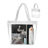Amazon Nuevo Bolso Transparente Bolso Transparente Aprobado para Estadios para Eventos de Estadio Cartera Transparente