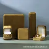 Caja de Joyería de Terciopelo Estilo Retro Europeo para Gemas Anillos de Diamante Collares de Perlas Anillos Pendientes Caja para Pendientes Accesorio de Moda Caja de Almacenamiento