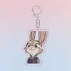 Chaveiro Zootopia Casal Pingente de Mochila Judy Nick Fofo Cp Dopamina Presente para Namorado