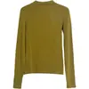 Gola meio alta estilo coreano, ombro normal, top de camada interna slim fit para mulheres, nova camiseta de manga longa emagrecedora outono 2026