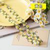 Color hueco encaje soluble en agua accesorios hecho a mano diy decorativo falda escote cortina material ancho 2CM