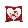 Nova Almofada Dia dos Namorados da Amazon Padrão de Amor Decoração de Sala de Estar Quarto Carro Capa de Almofada de Linho