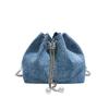 Nova Bolsa Balde Feminina Bolsa Transversal Moda Nicho Feminina Casual Popular Primavera 2025 Design Retrô Nenhum