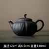Juego de Té Estilo Japonés Wabi-Sabi con Cerámica Rústica, Tetera Colección Tinta Humo Negro, Gaiwan, Taza de Té, Posavasos Venta de Liquidación