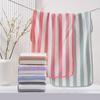 Toalla de Terciopelo Coral Rayada Absorbente Suave Engrosada Juego de Toallas Toalla Facial para Pareja Toalla de Baño de Uso Diario para Adultos