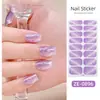 Zhengxiang Comércio Exterior Novos Adesivos de Unha com Glitter Degradê Olho de Gato Coreano Ins Celebridade da Internet Película de Esmalte à Prova d'Água Adesivos de Unha