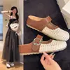 Sandalias de Verano 2025 para Mujer, Nuevo Estilo, Caladas, con Aumento Interno de Altura, Suela Gruesa, Punta Cerrada, Malla Transpirable, Slip-Ons Estilo Birkenstock
