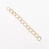 Cadena de Extensión Ajustable de 5 cm para Pulsera de Extremo Cerrado, Eslabón de Cadena, Argolla Abierta, Gota de Agua, Accesorios de Joyería Hechos a Mano para DIY