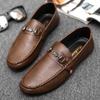 Celebridade da Internet Sapatos Lefu Doudou de Solado Grosso para Primavera Moda Masculina Slip-on Respirável Alta Qualidade Antiderrapante Sapatos Masculinos