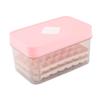 Molde de prensado transfronterizo con tapa para cubitos de hielo, caja de hielo cuadrada de grado alimenticio, refrigerador, caja de almacenamiento de hielo congelado