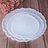Yixing DIY Transfronterizo Estilo 2 Ins Bandeja de Tres Niveles con Forma de Flor Plato de Frutas Bandeja de Té Mesa Fruta Molde de Silicona