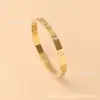 Pulsera de Acero de Titanio de Diez Diamantes de Moda Transfronteriza para Mujer, Pulsera de Acero Inoxidable Totalmente Incrustada, Joyería al por Mayor con Incrustaciones Completas de Diamantes