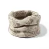 Cachecol de Cashmere Tricotado Inverno Masculino e Feminino Jacquard Colorido Quente Protetor de Pescoço para Pescoço Coluna Cervical Gola Falsa de Suéter