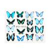 Suministro transfronterizo de pegatinas de mariposa para uñas con diseño de hadas japonesas en color blanco y negro.