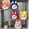 Bolsa de Regalo de Dibujos Animados de Animales al por Mayor Bolsa Tote de Muñeco de Conejo para Niños Bolsa de Fieltro para Regreso de Vino de Luna Llena de Bebé