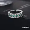 Anillo de Diseño de Nicho Nuevo de Huajie, Anillo Unisex de Banda Ancha con Diamantes Completos Vintage, Anillo Audaz para Dedo Índice al por Mayor