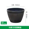Vaso de Flor Imitando Barril de Madeira Universal Resina Jardinagem Árvore Frutífera Planta em Vaso Grande Diâmetro Grande Vaso de Flor Plástico Amazon