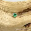 Tachuela Pequeña de Aleación de Titanio Astmf-136 con Incrustación de Circonita, Cabeza de Joyería de Tachuela de Circonita con Rosca Interna de Titanio G23