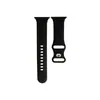Pulseira de Silicone para Apple Watch Fivela Borboleta Cor Sólida Pulseira de Silicone de Reposição para Smart Apple Watch