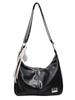Bolsa de Viaje de Gran Capacidad para Comercio Exterior para Mujer Primavera y Verano 2025 Nueva Casual Nicho de Hombro Cruzada Bolsa Dumpling para Combinar con Todo