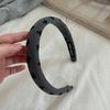 Coreia do Sul Headwear Nicho Acessórios para Cabelo Ins Style Jóias All-match Elegante Ins Style Headband Cinza Alto Cranial Top Wave Dot Headband