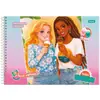 Caderno de desenho universitário (capa dura) Besties 80 Folhas.