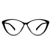 Nuevas Gafas de Ojo de Gato de Moda de Gama Alta para Mujer con Lentes Planas Ultraligeras Adelgazantes Sin Maquillaje y Gafas para Miopía con Luz Azul
