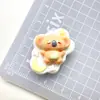 Desenho fofo coala cola creme diy resina brilhante capa de celular grampo de cabelo corda de cabelo acessórios de resina material para atacado