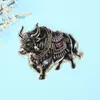 Imanes metálicos para refrigerador de Xizang con figuras étnicas, souvenirs turísticos culturales y creativos con temática de yak