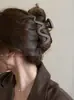 Pinza para el cabello ondulada esmerilada para mujer grande 2024 nuevo temperamento de alta gama pinza de tiburón pasador para la parte posterior de la cabeza accesorios para el cabello