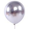 Decoración de fiesta de apertura de globo metálico de 12 pulgadas, diseño de escena de cumpleaños, globo de látex metálico cromado dorado plateado