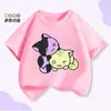 Camiseta de Algodão Infantil de Verão Desenho Animado Aphmau 2026 Transfronteiriça Europeia e Americana Nova de Verão História Estranha Camiseta de Algodão Infantil