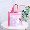 Nova chegada Merle Gemini tecido Oxford camada dupla bolsa remedial bolsa de arte impressão de desenho animado fofa bolsa remedial portátil para estudante