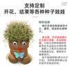 Muñeca Cabeza de Pasto Venta al Mayoreo Muñeca de Pasto Largo Muñeca Floreciente Plantas Verdes en Maceta Pequeña para Niños Plantas Hidropónicas Tienda de Dos Pesos Regalos
