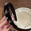 Diadema de esponja con lazo estilo nicho estilo francés para mujer, diseño ligero y lujoso, estilo retro, simple, de alta calidad, para otoño e invierno, nuevo estilo.