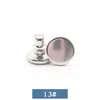 Artefacto ajustador de cintura botón sin clavos 17mm Pantalones de mezclilla cintura Gran Cambio Pequeño desmontable ajustable sin costuras botón de metal
