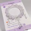 Explosões Super Fada Mori Cristal Lua Pulseira Feminina Design de Nicho Estudante Joker Cor Doce Pulseira de Namorada