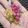 Cuentas sueltas de jade de bambú color verde olivo, color aguamarina rojo rosa, cuentas para accesorios de joyería DIY