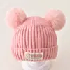 Gorros para Bebé Otoño e Invierno Gorros para Bebé Recién Nacido para Hombres y Mujeres Gorros de Lana para Bebé Gorros Tejidos para Recién Nacidos Estilo Japonés y Coreano