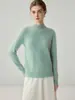 Nuevo Suéter de Punto para Mujer Otoño/Invierno 2026 100% Cachemir Puro de Cuello Alto Medio, Prenda de Alta Gama, Suéter de Capa Base